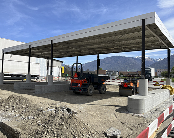 Station de recharge pour véhicules électriques